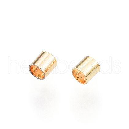 Brass Crimp Beads X-KK-N259-53-1