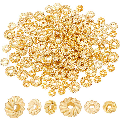   150Pcs 3 Styles Rack Plating Zinc Alloy Spacer Beads FIND-PH0018-81-1