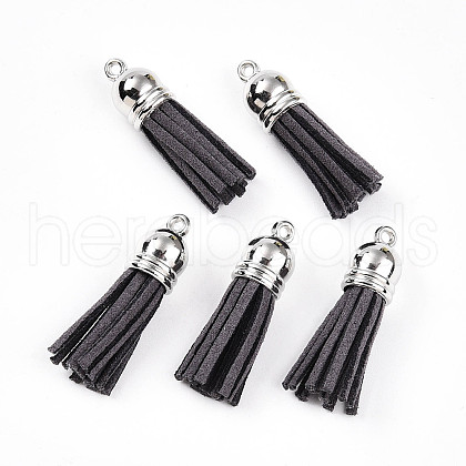 Faux Suede Tassel Pendant Decorations X-FIND-T002-A32-1