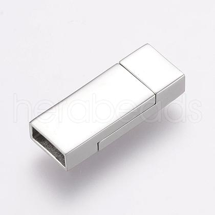 Tarnish Resistant 304 Stainless Steel Magnetic Clasps STAS-F122-20P-1