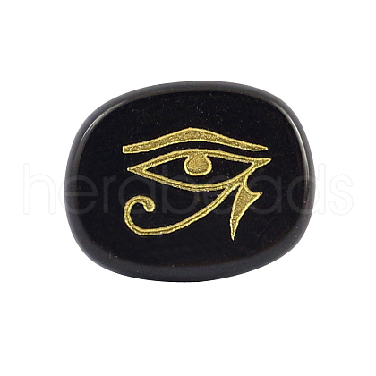 Natural Black Onyx Cabochons RELI-PW0001-069F-1