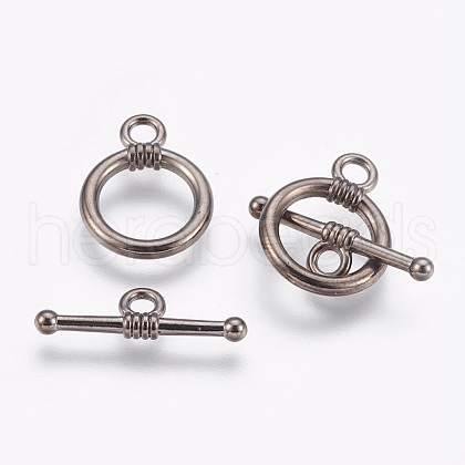 CCB Plastic Toggle Clasps CCB-J027-77B-1