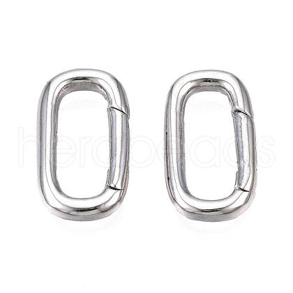 Brass Spring Gate Rings KK-N216-357P-1