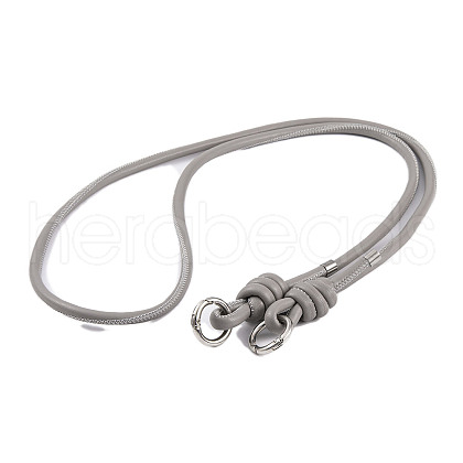 PU Leather & Alloy Phone Hand Strap Chains AJEW-H151-01B-1