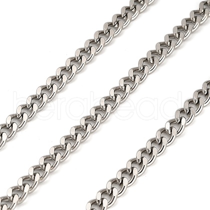 Stainless Steel Curb Chains CHS-G040-02P-1