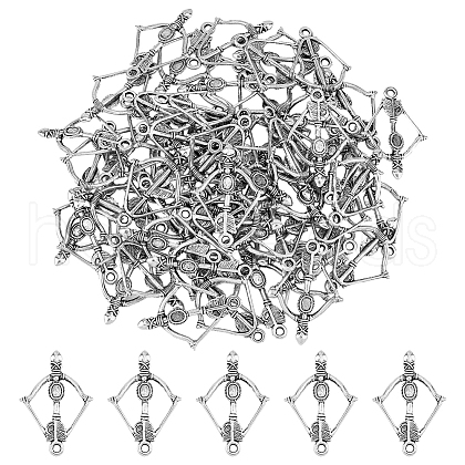 DICOSMETIC 60Pcs Tibetan Style Alloy Pendants FIND-DC0004-37-1