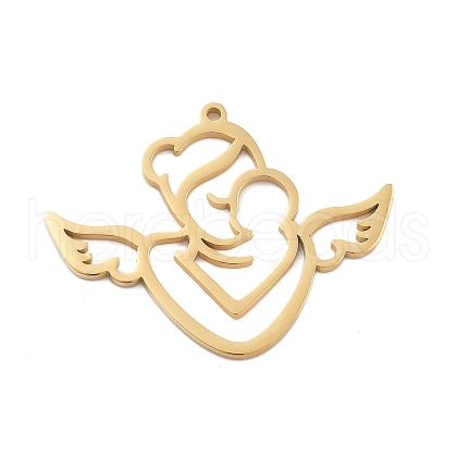 Mother's Day 304 Stainless Steel Pendants STAS-I327-17G-1