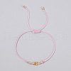 Adjustable Nylon Cord Braided Bracelets AV3788-5-2