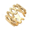 304 Stainless Steel Cuff Rings RJEW-P150-05G-4