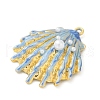 Ocean Theme 304 Stainless Steel Enamel Pendants STAS-Q352-03G-D-2