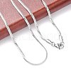 Non-Tarnish 304 Stainless Steel Snake Chain Necklaces NJEW-F195-02A-P-3
