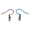 Ion Plating(IP) 304 Stainless Steel French Earring Hooks STAS-S119-012-3