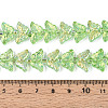Transparency Electroplate Glass Beads Strands GLAA-T023-39A-07-4