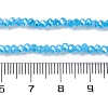 Baking Electroplate Glass Beads Strands X-DGLA-A039-J4mm-B12-4