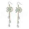 Flower Dangle Earrings EJEW-TA00636-02-2