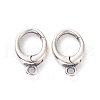 925 Sterling Silver Spring Gate Clasps STER-D036-11AS-1