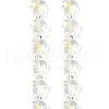 Transparent Glass Enamel Beads Strands GLAA-B021-06L-1
