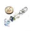 4Pcs Glass & Acrylic Pendant Decoration HJEW-TA00353-3