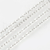 Brass Cable Chains Necklaces X-MAK-R019-P-2