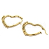 PVD Vacuum Plating Heart 304 Stainless Steel Hoop Earrings for Women EJEW-C053-06G-2