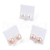 Natural Pearl Stud Earrings PEAR-N020-09C-2