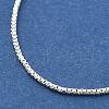 Stainless Steel Box Chain Bracelets for Men Women BJEW-G736-10S-2