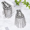 SUPERFINDINGS 2Pcs Fashionable Alloy Tassel Epaulettes DIY-FH0004-65-5