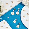 SUNNYCLUE 20Pcs Brass Clip-on Earring Findings KK-SC0004-81KCG-4