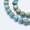 Natural Aqua Terra Jasper Beads Strands G-E444-14A-10mm-3