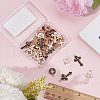 DELORIGIN 60Pcs 6 Styles Alloy Enamel Pendants ENAM-DR0001-06-4