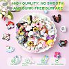 10Pcs Cartoon Blackboard Letter Silicone Focal Beads JX885A-5