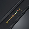 304 Stainless Steel Stud Earrings WG8806E-04-1