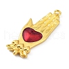 Alloy Enamel Pendants ENAM-P252-05G-2