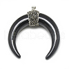 Resin Pendants RESI-S357-009B-2