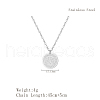 Fashionable Stainless Steel Viking Pirate Symbol Pendant Necklaces for Daily Wear DQ8067-2