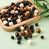Cheriswelry Dyed Natural Wood Beads WOOD-CW0001-01-LF-7