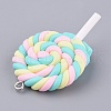 Handmade Polymer Clay Pendants CLAY-K004-01-3