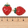 Brass Enamel Pendants KK-R224-14D-G-3