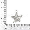 304 Stainless Steel Pendants STAS-B092-05A-P-3
