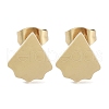 PVD Vacuum Plating 304 Stainless Steel Stud Earrings for Women EJEW-A048-46A-G-1