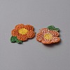Crochet Flower Appliques DIY-WH0502-05D-2