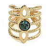 Natural Ruby in Zoisite Finger Rings RJEW-U027-08G-04-2