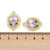 Alloy Enamel Pendants PALLOY-P311-01D-G-3