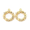 Brass Micro Pave Clear Cubic Zirconia Pendants KK-H460-20G-1