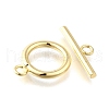 Brass Toggle Clasps KK-XCP0002-01G-2