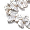 Natural Baroque Keshi Pearl Beads Strands PEAR-P064-02C-01A-4