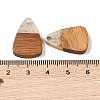 Resin & Wood Pendants WOOD-S061-02G-3
