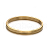 Ion Plating(IP) Fashionable Unisex 304 Stainless Steel Bangles BJEW-L552-05G-6mm-1