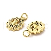 Rack Plating Real 18K Gold Plated Brass Pendants KK-B077-03G-2