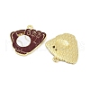 Alloy Enamel Pendants ENAM-V001-01H-G-2